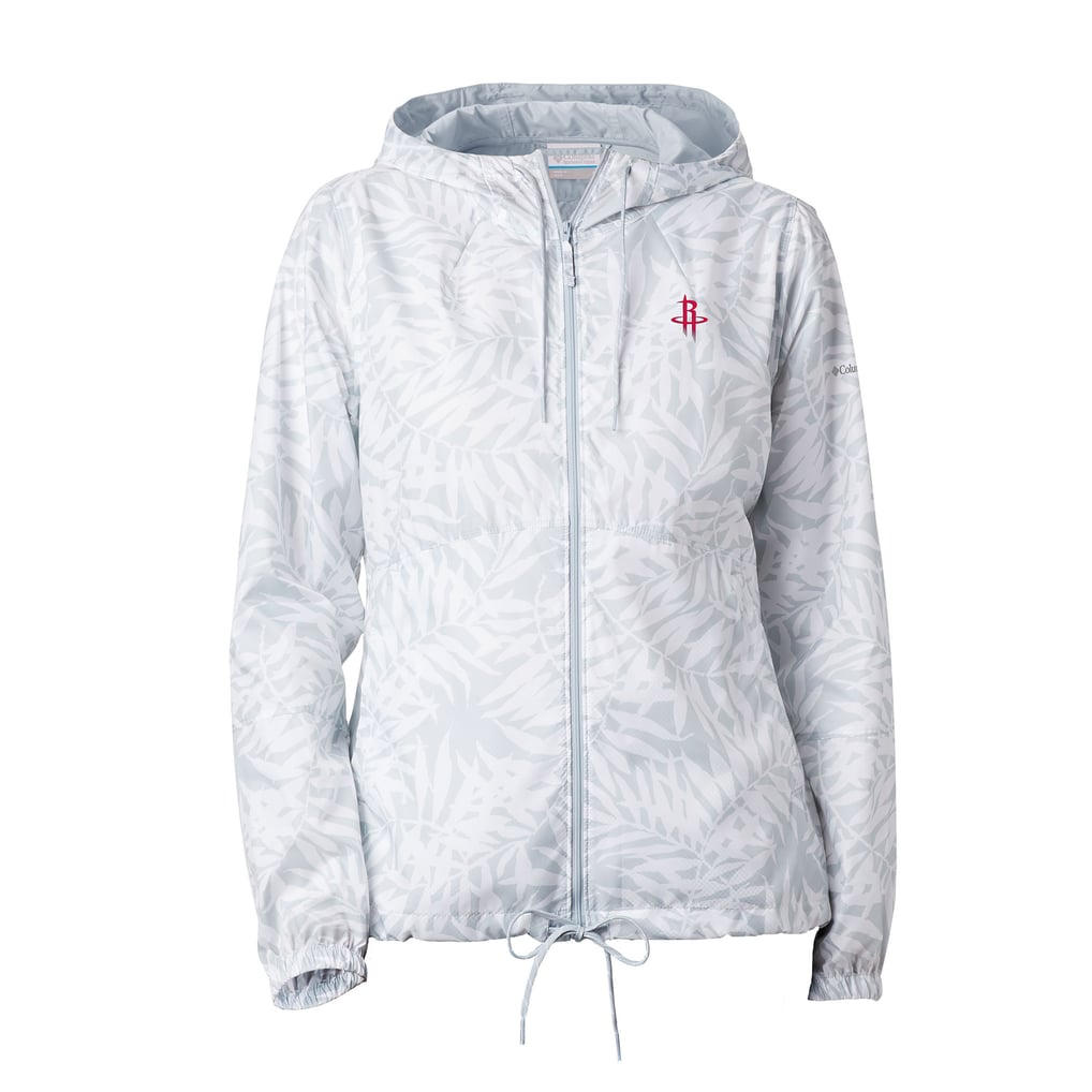  Houston Rockets Columbia Women's Flash Forward Full-Zip Windbreaker Jacket - White